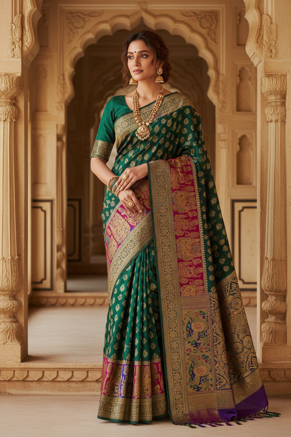 Hand-Loomed Chanderi Dupatta (Test)